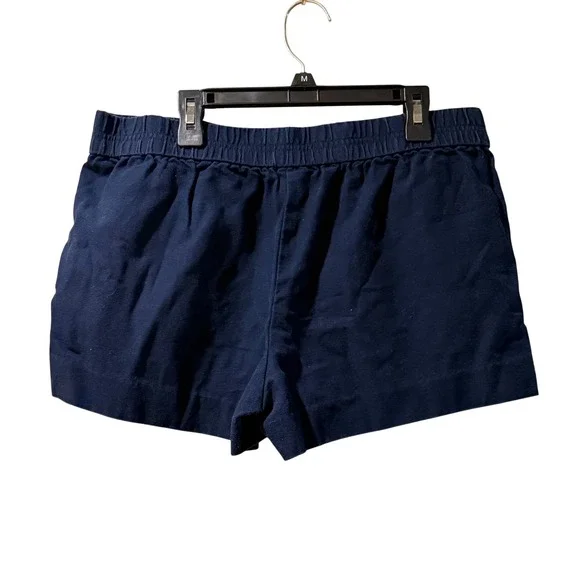 J. Crew Navy Womens Chino Shorts 8 Cotton Preppy Minimalist Casual Chic Travel - Picture 2 of 8